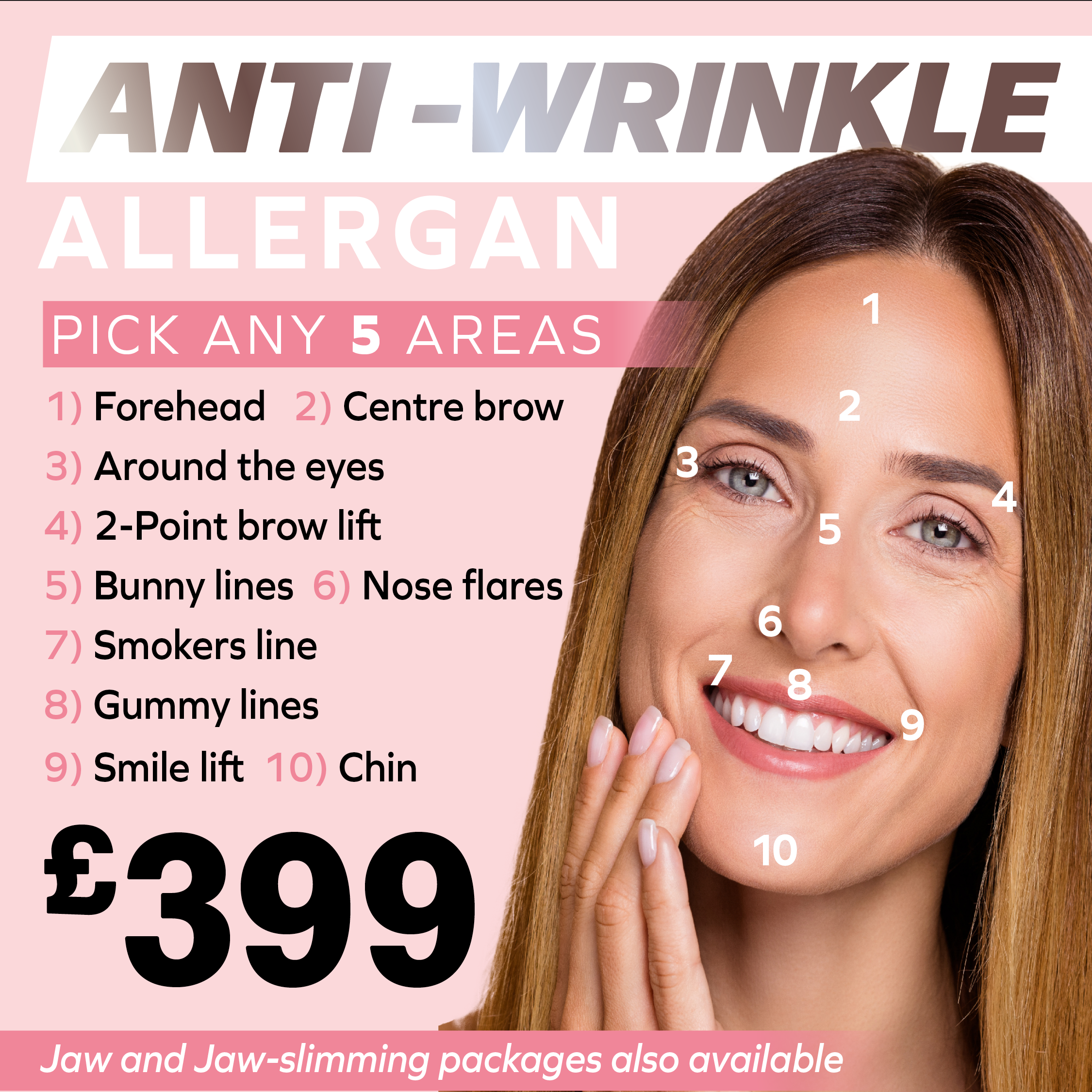 Anti Wrinkle 5 Areas £399